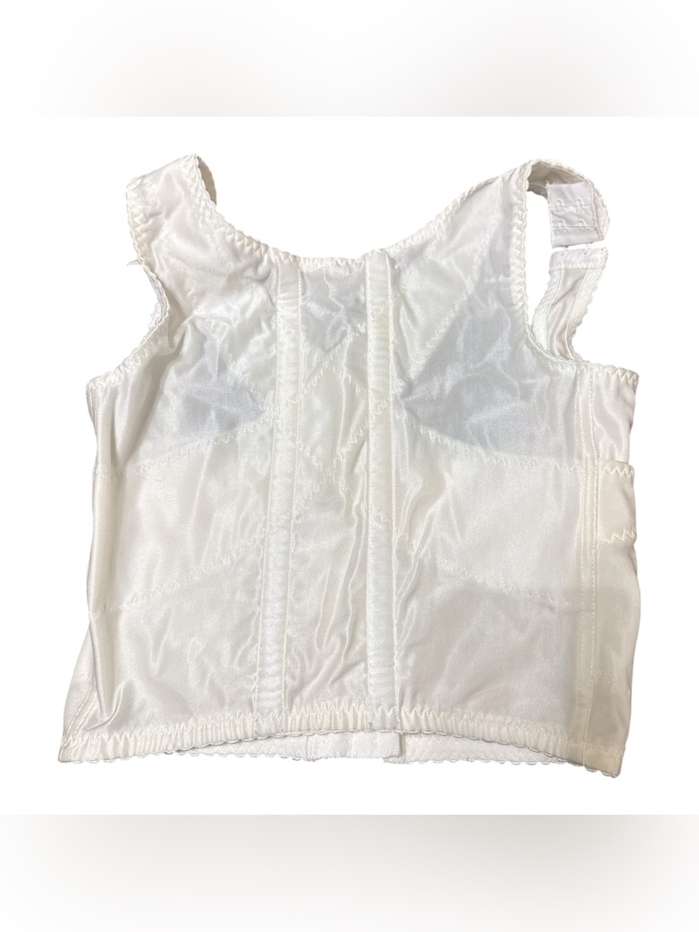 Ardyss International L White Open Bust Corset Waist Shape wear.